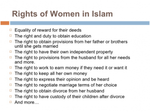 Rights of Women in Islam